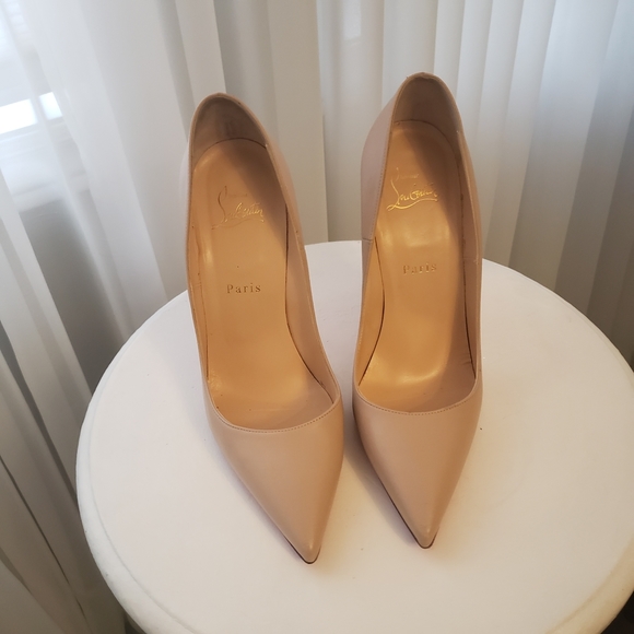 Christian Louboutin Shoes - NEW Authentic Christian Louboutin So Kate pumps in nude, sz 38.5